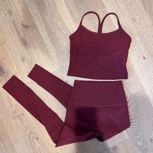 NWOT Beyond Yoga Slim Racerback Tank and Midi Legging